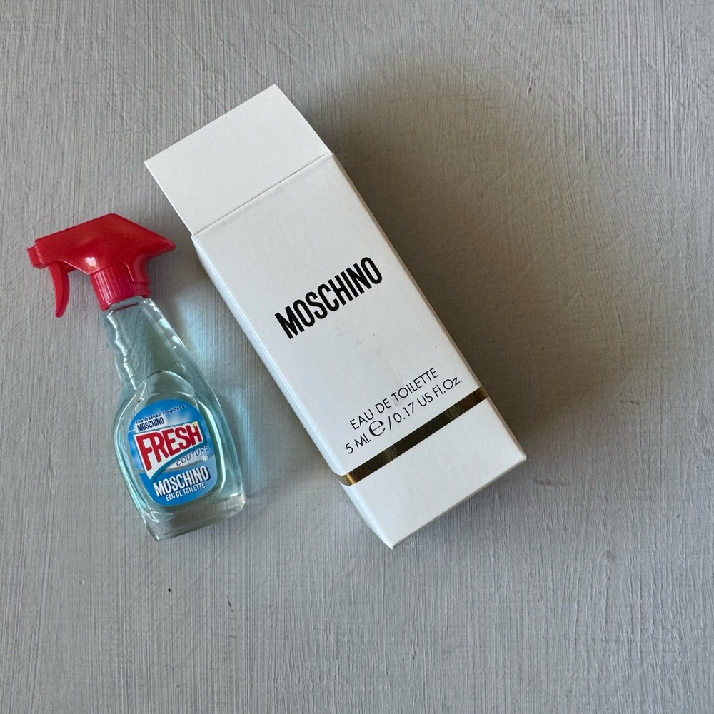 NWT Moschino Fresh Couture Eau Miniature Set Splash For Women